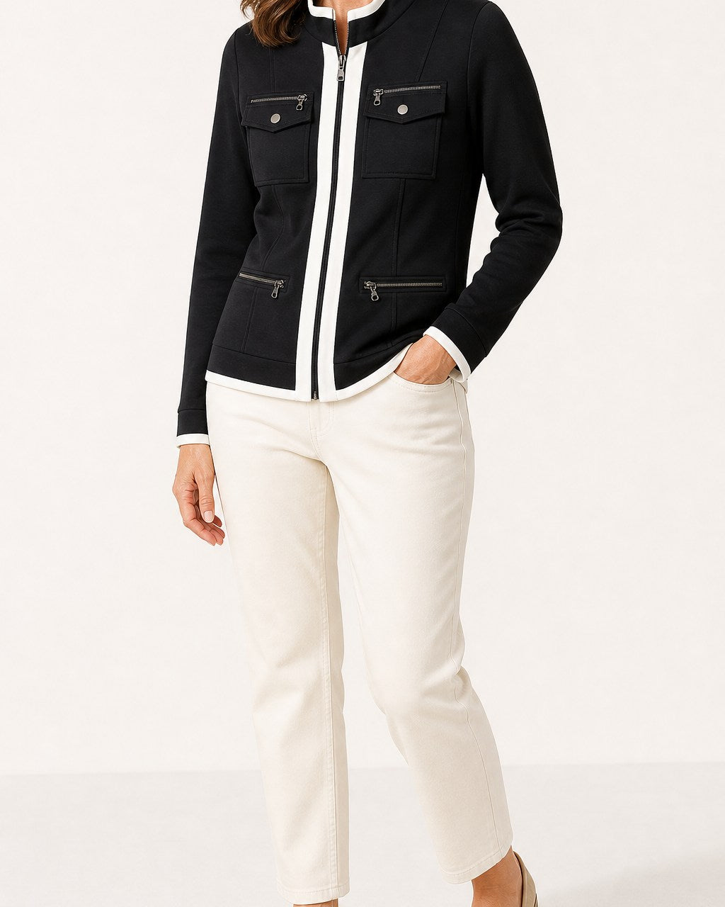 Sydney Relaxed Zip Jacket and Pant Set for Women
