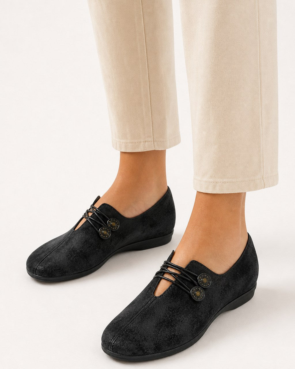 Vanessa Cozy Lace-Up Suede Ankle Boots for Women