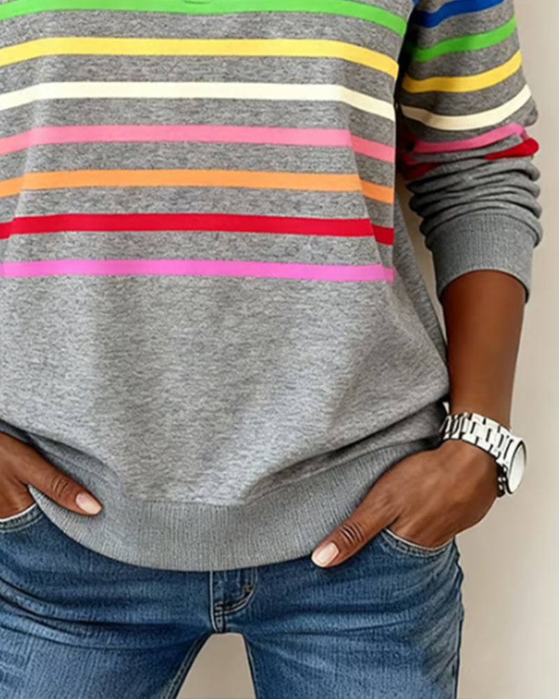 Laura Classic Quarter Zip Knit Pullover Sweater